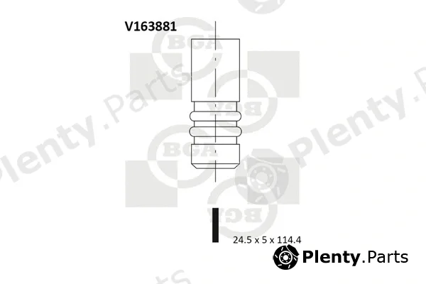 BGA V163881 — Exhaust Valve