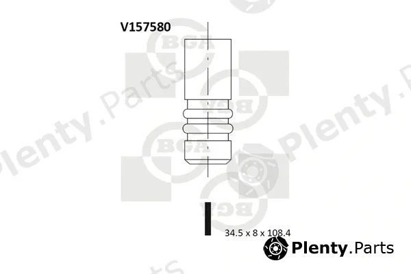 BGA V157580 — Exhaust Valve