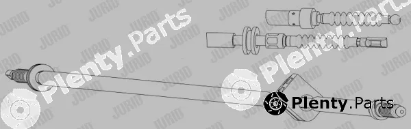 Jurid 432889J — Cable Pull, parking brake