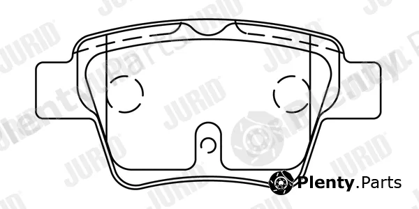 Jurid 573235J — Brake Pad Set, disc brake