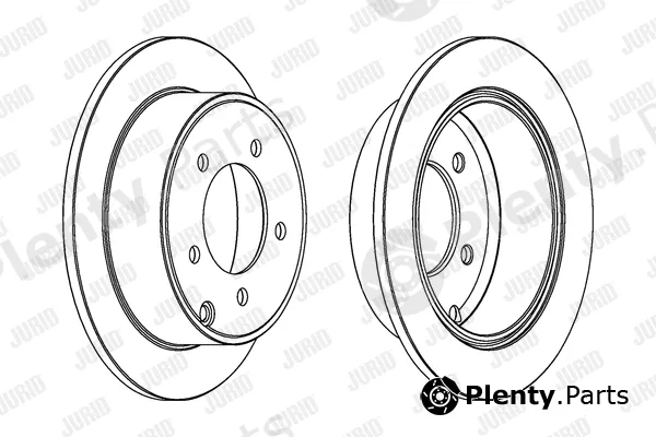 Jurid 562857JC — Brake Disc