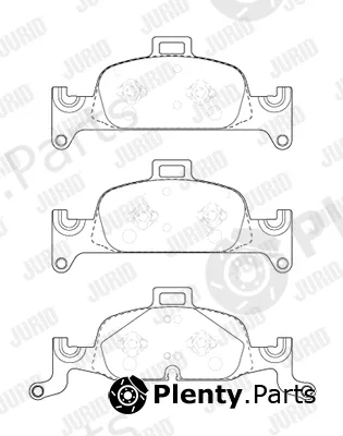 Jurid 573627J — Brake Pad Set, disc brake
