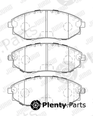 Jurid 573751J — Brake Pad Set, disc brake