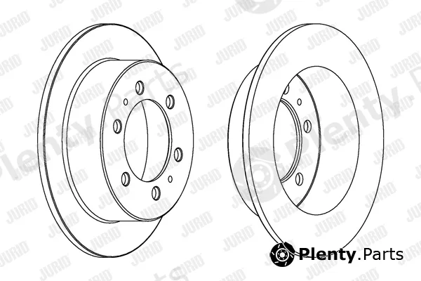 Jurid 562530J-1 — Brake Disc
