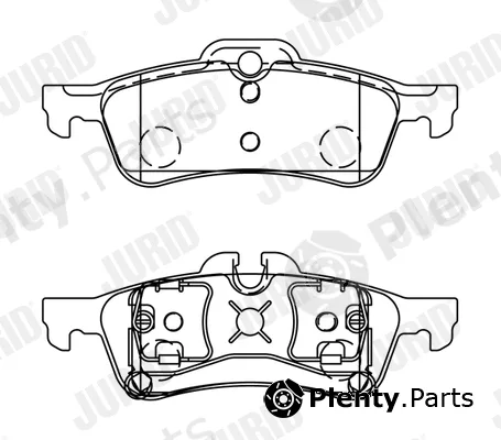 Jurid 573056J — Brake Pad Set, disc brake