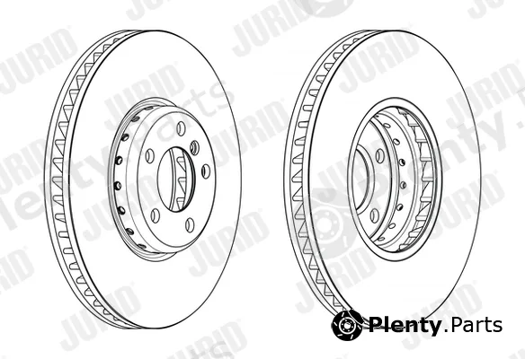 Jurid 563150J-1 — Brake Disc