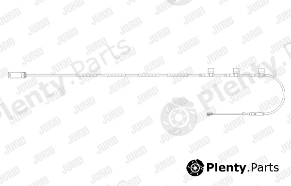 Jurid 581491 — Warning Contact, brake pad wear
