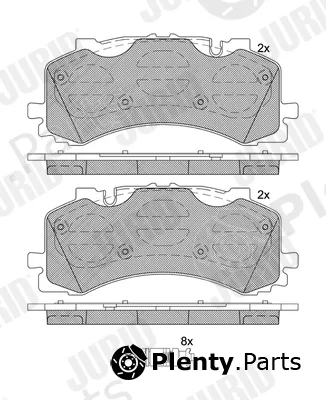 Jurid 573902J — Brake Pad Set, disc brake