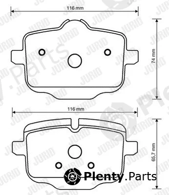 Jurid 573353J — Brake Pad Set, disc brake