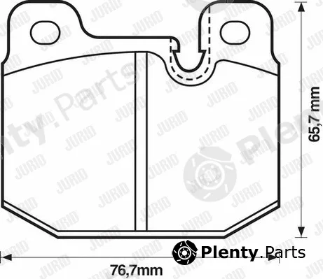 Jurid 571271D — Brake Pad Set, disc brake