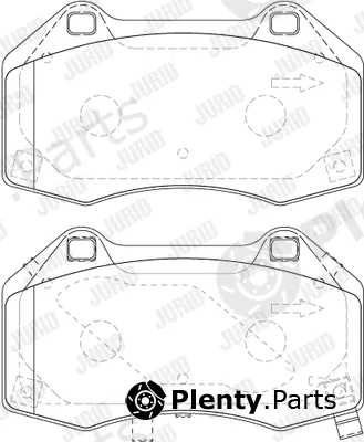 Jurid 573850J — Brake Pad Set, disc brake