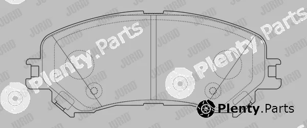 Jurid 573673J — Brake Pad Set, disc brake