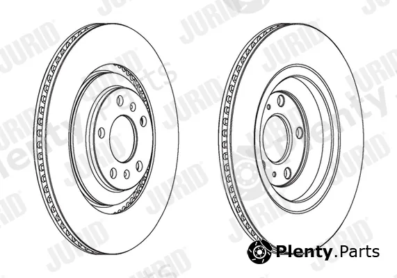 Jurid 563095J-1 — Brake Disc