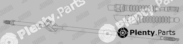 Jurid 432890J — Cable Pull, parking brake