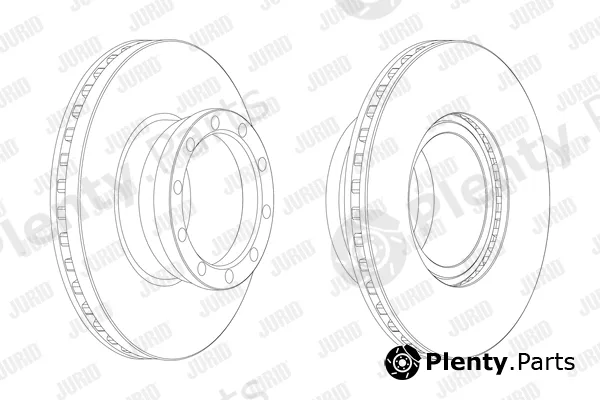 Jurid 567402J — Brake Disc