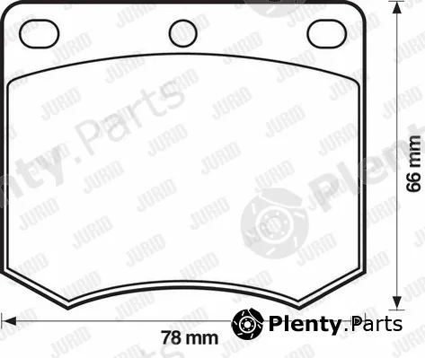 Jurid 571247D — Brake Pad Set, disc brake