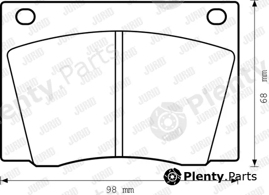 Jurid 571909J — Brake Pad Set, disc brake