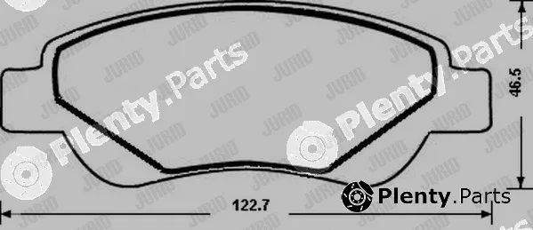 Jurid 573135J — Brake Pad Set, disc brake