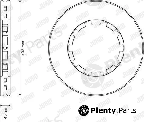Jurid 569157J — Brake Disc