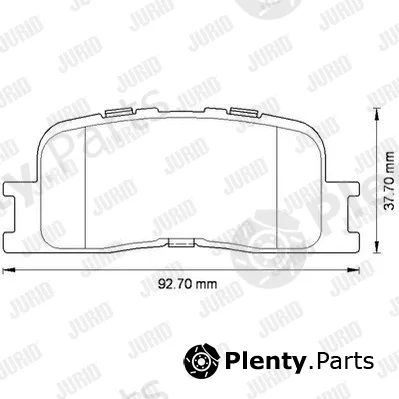 Jurid 572583J — Brake Pad Set, disc brake