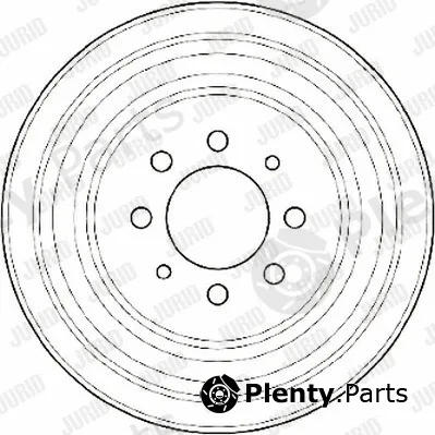 Jurid 329108J — Brake Drum