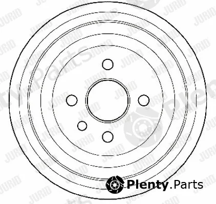 Jurid 329204J — Brake Drum