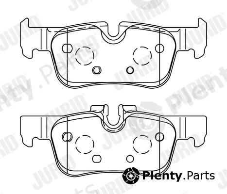 Jurid 573767J — Brake Pad Set, disc brake