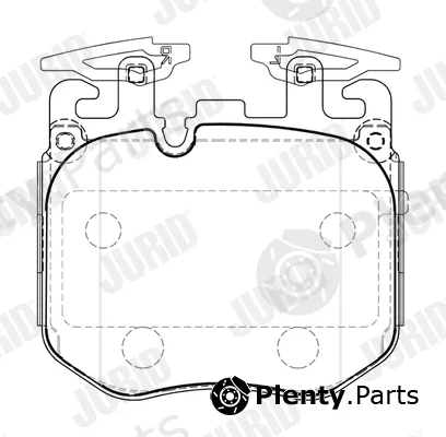 Jurid 573880J — Brake Pad Set, disc brake