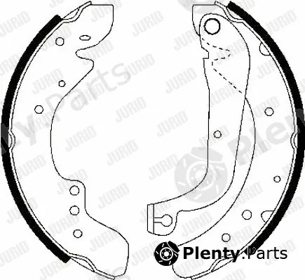 Jurid 362367J — Brake Shoe Set