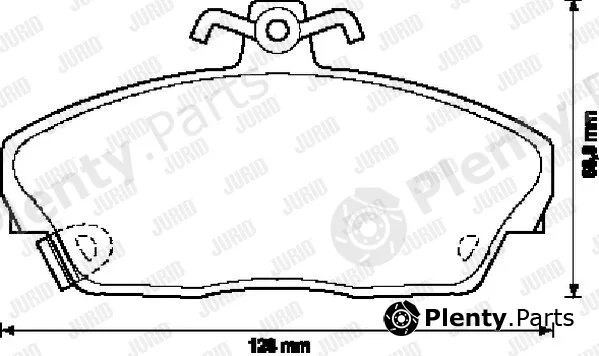 Jurid 571976D — Brake Pad Set, disc brake