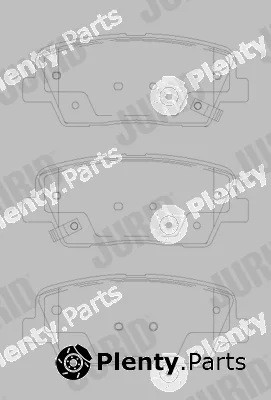 Jurid 573871J — Brake Pad Set, disc brake