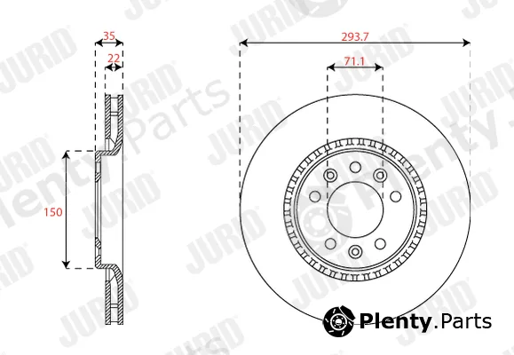 Jurid 563298JC — Brake Disc