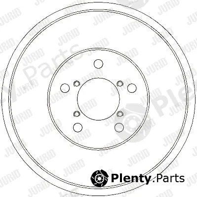 Jurid 329314J — Brake Drum