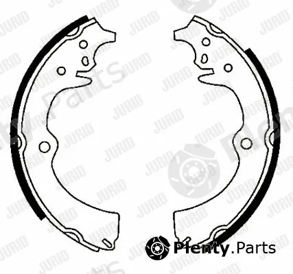 Jurid 362254J — Brake Shoe Set