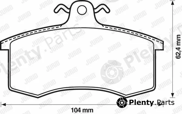 Jurid 571346J — Brake Pad Set, disc brake