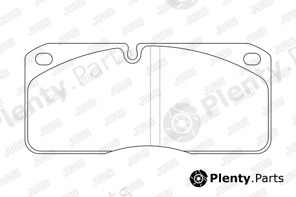Jurid 2906709560 — Brake Pad Set, disc brake