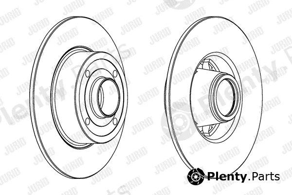 Jurid 562939JC-1 — Brake Disc
