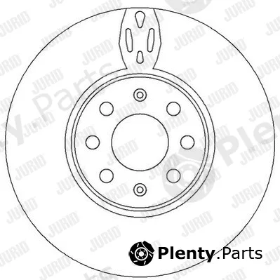 Jurid 562297JC-1 — Brake Disc