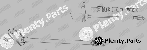 Jurid 431183J — Cable Pull, parking brake