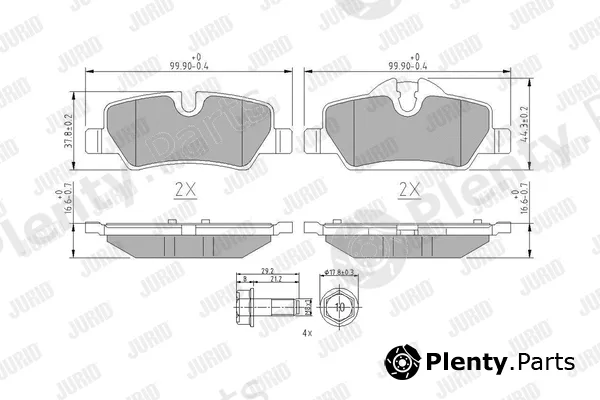 Jurid 573763J — Brake Pad Set, disc brake