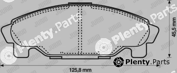 Jurid 572409J — Brake Pad Set, disc brake