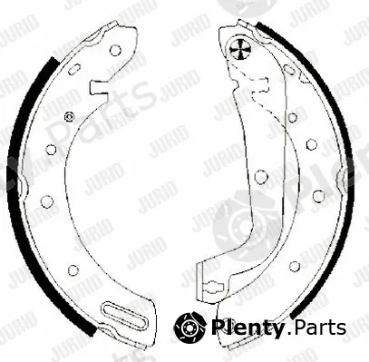 Jurid 362448J — Brake Shoe Set
