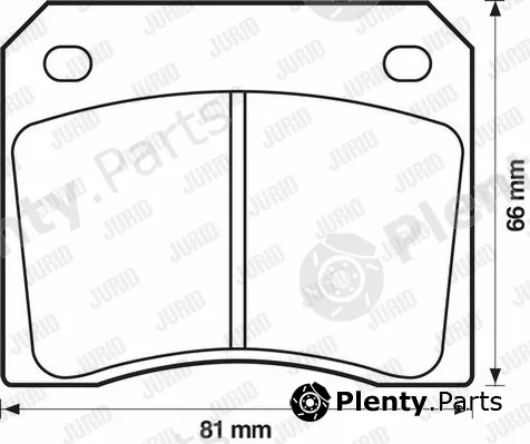 Jurid 571532D — Brake Pad Set, disc brake