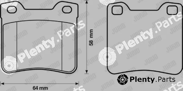 Jurid 571899D — Brake Pad Set, disc brake