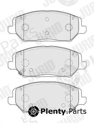 Jurid 574057J — Brake Pad Set, disc brake