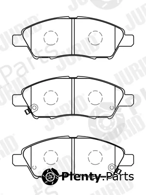 Jurid 574011J — Brake Pad Set, disc brake