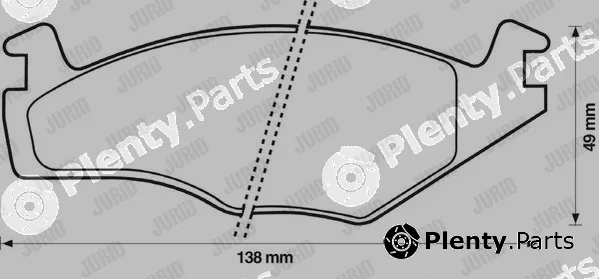 Jurid 571317J — Brake Pad Set, disc brake