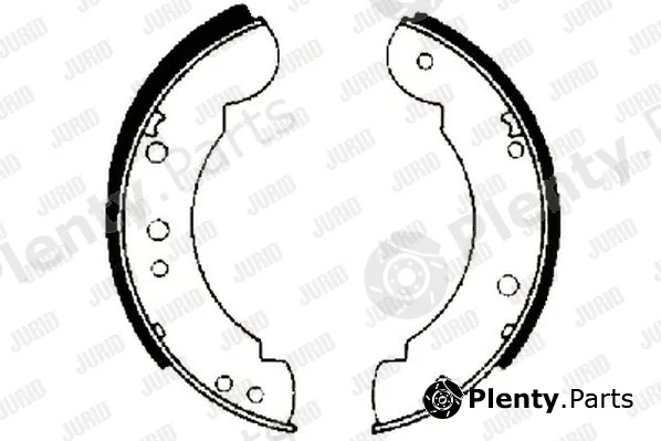 Jurid 361182J — Brake Shoe Set