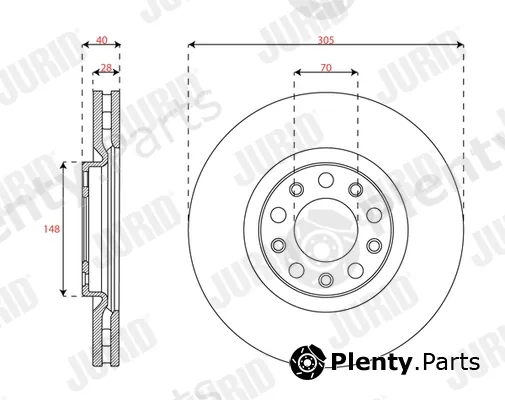 Jurid 563625JC — Brake Disc