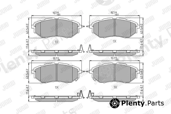 Jurid 572638J — Brake Pad Set, disc brake